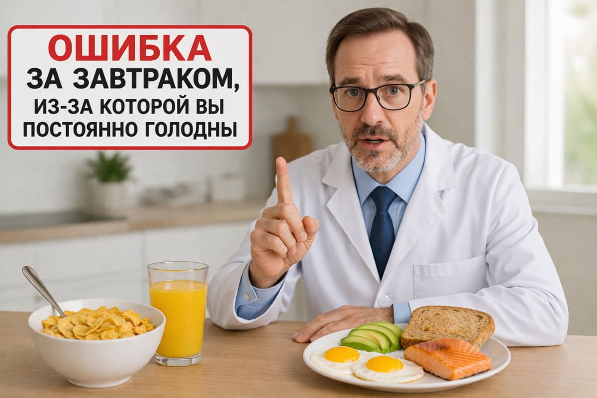 Никогда не ешьте это утром: врач раскрыл правило завтрака