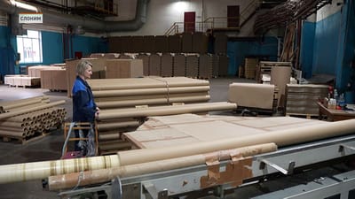 Новый цех открыли на картонно-бумажном заводе в Слониме