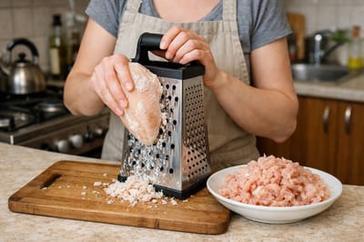 А вы знали, что фарш можно легко приготовить без мясорубки?