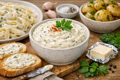 Сливочный соус за 5 минут из плавленого сырка: вкусно к гарнирам и бутербродам