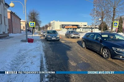 В Островце 71-летний водитель «Рено» сбил пенсионерку на пешеходном переходе