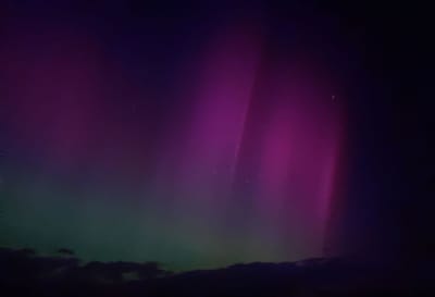 Полярное сияние сегодня наблюдалось в Гродненской области: смотрите фото