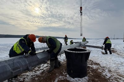 В Зельвенском районе строят линию электропередачи «Россь — Зельва»