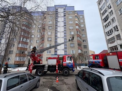 Пятилетний внук спас бабушку из горящей квартиры в Слониме