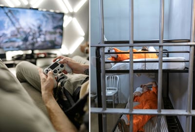 Молодые мужчины проводят на улице меньше времени, чем заключённые в тюрьме