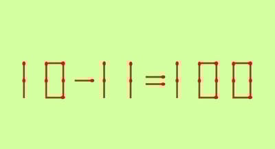 Проверьте свою сообразительность за несколько секунд: решите головоломку 1 спичкой