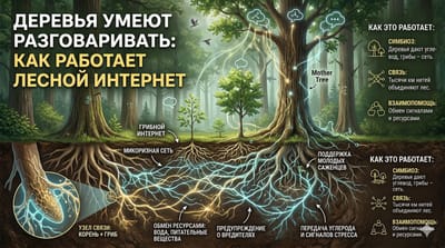Деревья умеют разговаривать: как работает лесной интернет