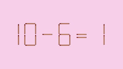 головоломка со спичками