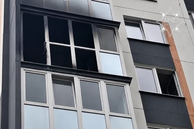 пожар на балконе