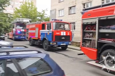 пожар в общежитии