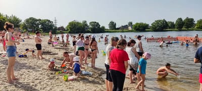 Озеро в Слониме на улице Багратиона