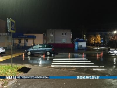 77-летний водитель сбил подростка на пешеходном переходе в Гродно
