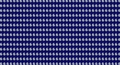 Если найдете ноль среди шестерок за 15 секунд — у вас отличное зрение!