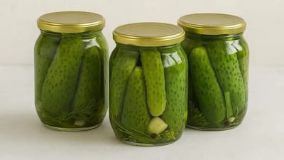 Эти маринованные огурцы даже дети уплетают за обе щеки