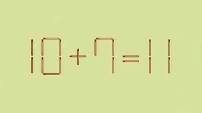 Эту головоломку решает 1 человек из 10. А вы сумеете переставить 1 спичку за 13 секунд?