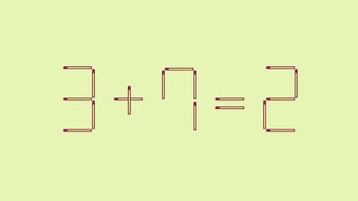Головоломка для любителей посоревноваться умом: переставьте 1 спичку за 10 секунд