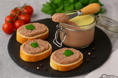 Куриный паштет с яблоком и сливками — нежный и ароматный