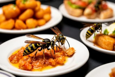 Осы вьются вокруг стола? Простая хитрость заставит насекомых убраться с ваших тарелок