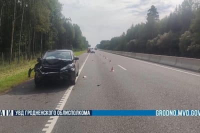 Под Лидой автомобиль съехал в кювет, пострадали две женщины