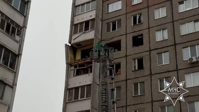 После вспышки газовоздушной смеси в Гомеле обрушились перекрытия