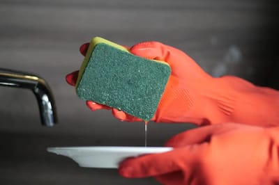 Посудная губка будет оставаться свежей месяцами: крутой лайфхак для чистюль