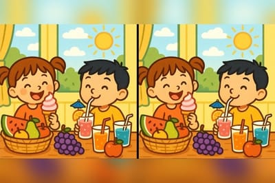 Проверьте свою внимательность: сможете ли вы обнаружить все отличия на картинке с детьми?