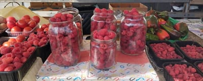 Пятничный обзор цен на рынке Слонима. Где выгоднее покупать огурцы, картофель и перец?