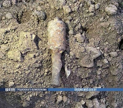 Рабочий остановил технику после находки опасного предмета в Гродно