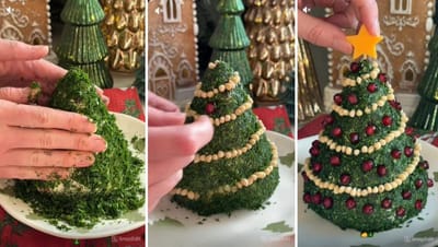 Съедобная ёлочка на новогодний стол: выглядит настолько аппетитно, что даже жалко есть