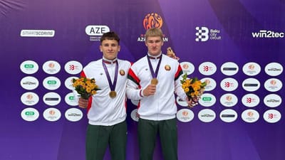 Слонимчанин в составе сборной Беларуси по гребле завоевал золото в Азербайджане