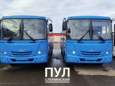 Слонимский автопарк пополнился двумя новыми автобусами