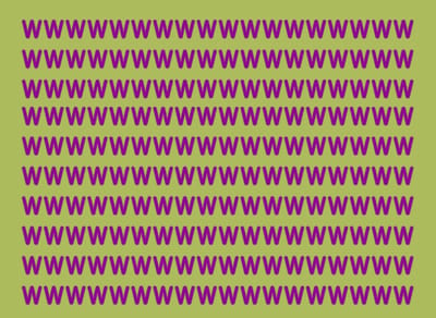 Тест на гениальность: найдите другую букву за 5 секунд