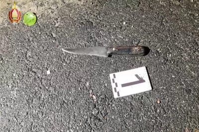 В Ганцевичском районе мужчину с ножом остановили выстрелом