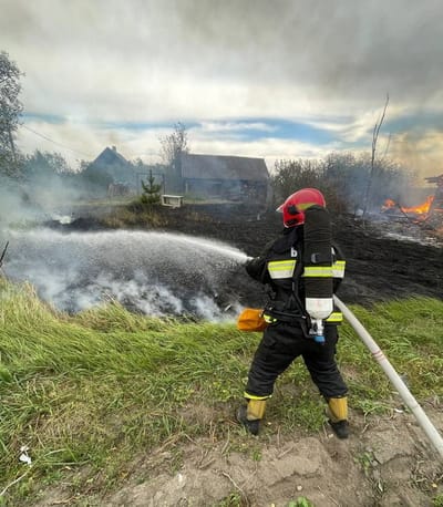 В Гродненской области за последние сутки горели дом, хозпостройка и автомобиль