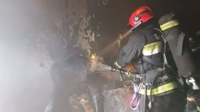 В Гродно горела квартира — хозяина дома не было