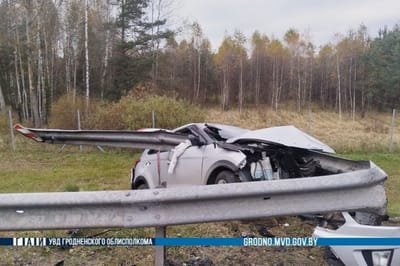 В Ивьевском районе водитель уснул за рулем и съехал в кювет