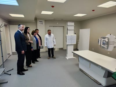 В Слонимской ЦРБ торжественно открыли новый рентген-кабинет