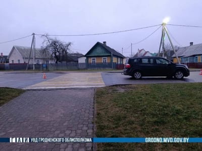 В Сморгони 68-летний водитель сбил женщину на пешеходном переходе
