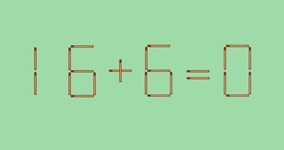 В вас дремлет гений уровня Эйнштейна, если сможете переставить 1 спичку