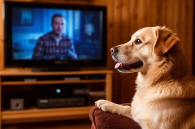 Ваша собака смотрит телевизор? Вот как она видит экран и нравится ли ей это