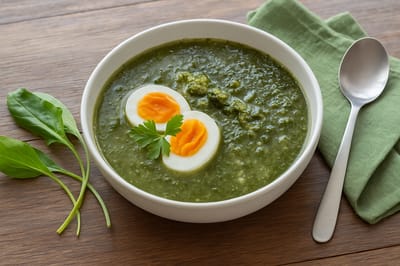 Весенний суп из щавеля с тушёнкой: сытно, вкусно и просто