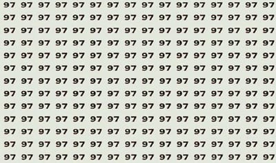 Вы гений, если найдете цифру-призрак за 15 секунд