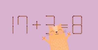 Вы обладатель необычайного ума, если переставите 1 спичку за 9 секунд