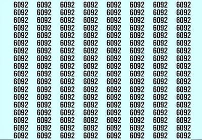 За 22 секунды найдите число, отличающееся от остальных: эта оптическая иллюзия вас помучает