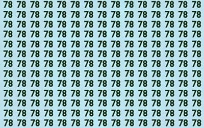 Задачка на внимательность: найдите число 73 за 8 секунд