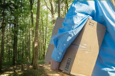 Женщина нашла в лесу коробку с 350 000 евро, но находка обернулась неприятностями