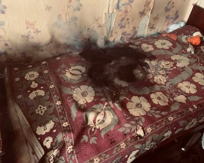 Женщину спасли при пожаре в многоэтажке Слонима