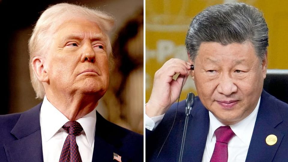 Трамп и Си Цзиньпин