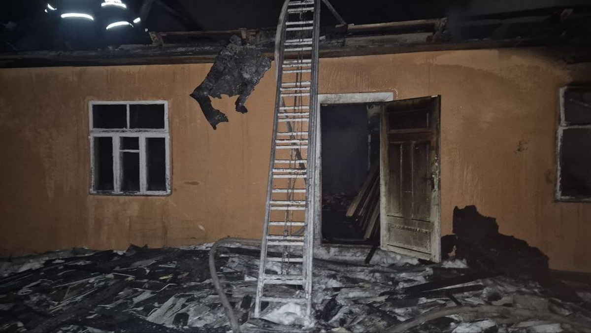 В деревне Стеневичи Слонимского района горело хозяйственное строение