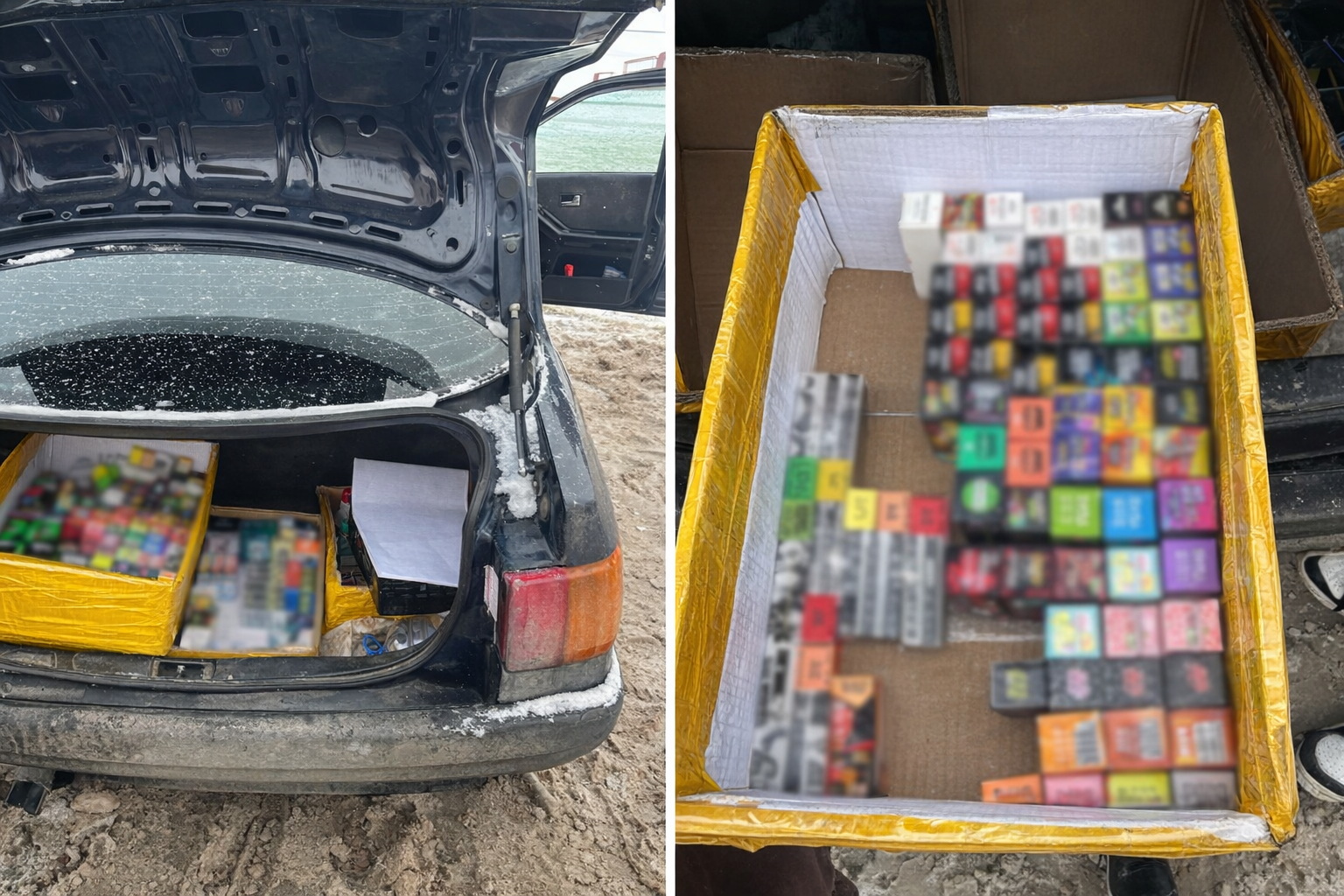 Крупную партию незаконных электронных сигарет изъяли в Гродно